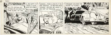 Terry and the pirates - original avis stribe - 21.august 1954 - George Wunder
